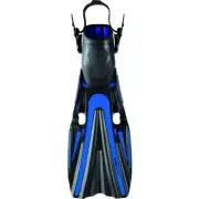 Mares Volo Power Open Heel Fins, Small, Blue