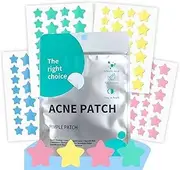 200-Pcs Pimple Patches with Hydrocolloid & Tea Tree Oil,Star Design，Hydrocolloid & Tea Tree Oil Pimple Patches with Invisible Stars (24H Use)