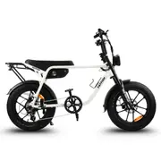 Fatfish OG 17AH Fat Tyre E-Bike White