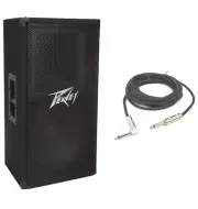 Peavey Pv112 Pro DJ Single 12" 800W Passive Speaker & 1/4" To 1/4" Cable Package