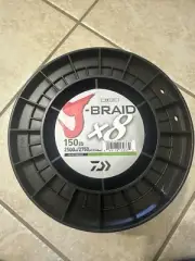 Daiwa J-Braid Grand x8 Braided Line 150lb 2750yd. Chartreuse. BEST DEAL