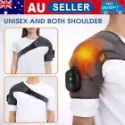 Electric Heated Shoulder Brace Massager Rotator Cuff Support Compression Wrap