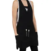 Cross Over Apron- Black