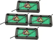 Mini Billiard Table for Boys and Girls 4 Pack Tabletop Pool Game Strong Fun Enhance Parent-Child Bonding