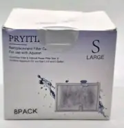 Pryitier Aquarium Replacement Filter Cartridges Tetra Whisper BioBag Large 8 Pk