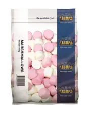 Trumps Marshmallows Mixed Pink & White 500g x 1