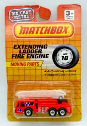Matchbox Extending Ladder Fire Engine MB18 NEW