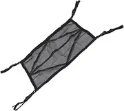 TOPPERFUN Roof Mesh Webbing Car Interior Roof Storage Net Strong Straps Quick Install Universal