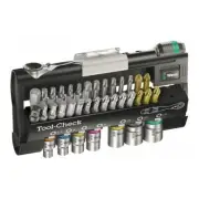 Wera 05073220001 TOOL CHECK 1 Metric 1/4" Socket/Bit Driver Set (38-Piece Set)