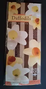 NEW Paper Source Daffodils Paper Flower Kit