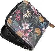 [VALICLUD] Unique Handmade Flower Small Purse for Women Compact Wallet Zipper for Girls and Ladies