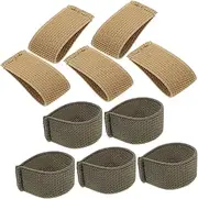 Toddmomy Elegant Design Belt Loop Retainer for Men Women 10pcs Elastic Belt Holders Luggage Straps Bag