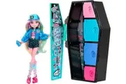 Monster High Skulltimate Secrets Doll Clothes Accessories Set, Lagoona Blue with Dress-Up Locker 19+ Surprises