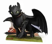 Toothless Mini Cardboard Cutout How To Train Your Dragan Dragons Party Prop