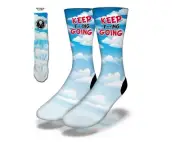 NEW SAVVY SOX X ART SOCIETY X NOVAKS HOUSE KEEP F'ING GOING SOCKS ADULT/JUNIOR