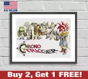 Chrono Trigger Poster 18" x 24" Print Anime 90s Wall Art Retro Decor 2