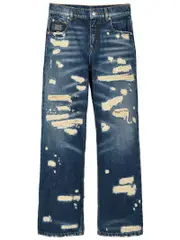 [Marc Jacobs] Marc Jacobs-The Rip And Repair Straight Jean Jeans Blu-Donna 25 Blue