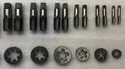 BSP BRITISH STANDARD PIPE BSPP PARALLEL TAP AND DIE SET - 6 SIZE 1/8" TO 3/4"
