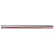 Professional Triangular Scale Ruler Metal Architecture Scale 12 Inch 987M1