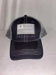 Browning Shotguns Mesh SnapBack Flag Hat NEW Black One Size Hunting Shooting