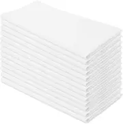 Aunti Em's Kitchen Vintage Flour Sack Kitchen Dish Towels Commercial Restaurant Grade Weave Cloth 100% Natural Cotton 27 x 27 Baker's Dozen Set of 13 White