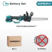 12Inch 7000W Brushless Chainsaw Cordless Handheld Pruning Chain Saws Garden Wood