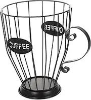 Luxshiny Coffee Capsule Holder Mug Stand Container for Food Coffee Holder Espresso Grounds Coffee Bar Accessories Food Containers Display Holder Coffee Rack Fruit Iron Concentrate
