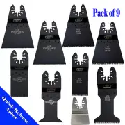 9 Saw Blade Oscillating Multi Tool Black & Decker Fein Rockwell Hyperlock X2