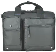 "AGVA 16"" Resilient Laptop Briefcase (Black)"