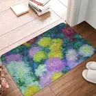 Impressionism Art Doormat Kitchen Mat Claude Monet Chrysanthemums 1897 Floor Car