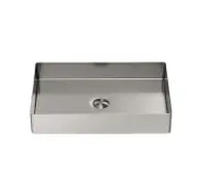 550*352*100mm Nero Opal Brushed Nickel Brushed Gold Graphite Brushed Bronze 304 Stainless Steel Rectangle Basin