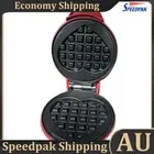 Mini Waffle Maker Pan Nonstick Sandwich Cake Baking Tray (EU Heart Shaped) AU