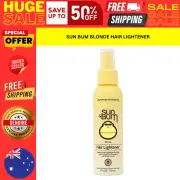 Sun Bum Blonde Hair Lightener Color Enhancing Long Brightener For Blondes 4 oz