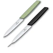 Victorinox SM Straight Edge Paring Knife 10cm - Moss