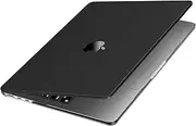 MOSISO Compatible with MacBook Air 13 inch Case 2025 2024-2022 M4 A3240 M3 A3113 M2 A2681,Ultra-Thin Natural Original Color Protective Plastic Hard Shell for MacBook Air 13.6 inch Case, Black