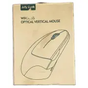 Jelly Comb WGSB-016 Left handed Vertical Wireless Ergonomic Black Mouse NEW ITEM