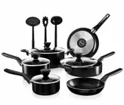 NutriChef NCCWA13 13-Piece Nonstick Cookware Set