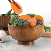 Japanese Style Wooden Bowl Soup Salad Rice Cereal Food Wood Tableware Container`