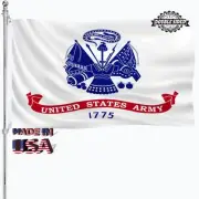 US Army Flag 3x5 Outdoor Double Sided American United States 1775 White Army ...