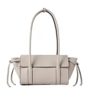 Mulberry Mini Soft Bayswater Shoulder Bag One size Chalk Heavy Grain