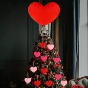 Valentine's Day Heart Tree Topper Valentines Treetop for Cafe Outdoor Store