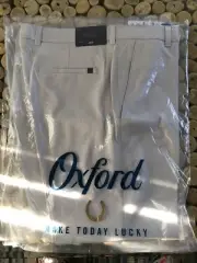 “New”Oxford High rise Golf Pants 34/30 Light Gray Factory Packaging.