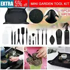 15/16Pcs Mini Garden Tool Kit Potted Succulent Plant Gardening Bonsai Hand Tools
