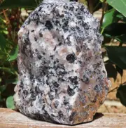 Large 1.9 KG Rough & Raw Black Tourmaline In Quartz With Base Cut Natural