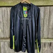 2009-2011 Italy FIGC Referee Jersey Long Sleeve Diadora NWT Large