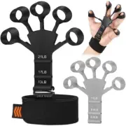 Hand Grip Strengthener Finger Trainer 6 Level Resistance Gym Exercise Tool