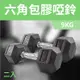 DB-07-9KG《家用級再進化》包膠高質感六角啞鈴9KG（兩支入）﹧整體啞鈴﹧重量啞鈴﹧重量訓練