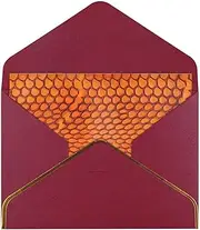 Red Fish Scale Ideal For Weddings, Friendships, And Holidays | Crafted From Premium Pearlescent Paper