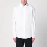 [Burberry] White cotton shirt L White