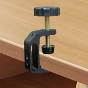 Camera Clamp Mount with 1/4" 3/8" Threaded Holes for DSLR Camera Photo Stand